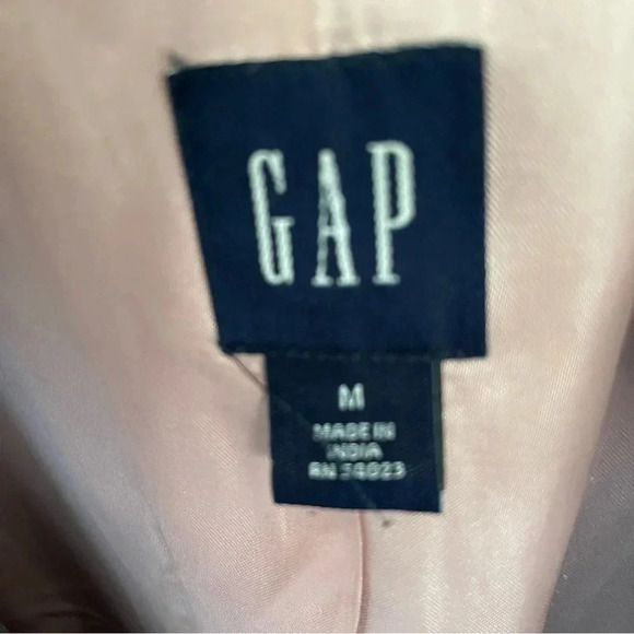 GAP Gray Wool Blend Button Down Pea Coat Women’s Medium - Picture 13 of 16